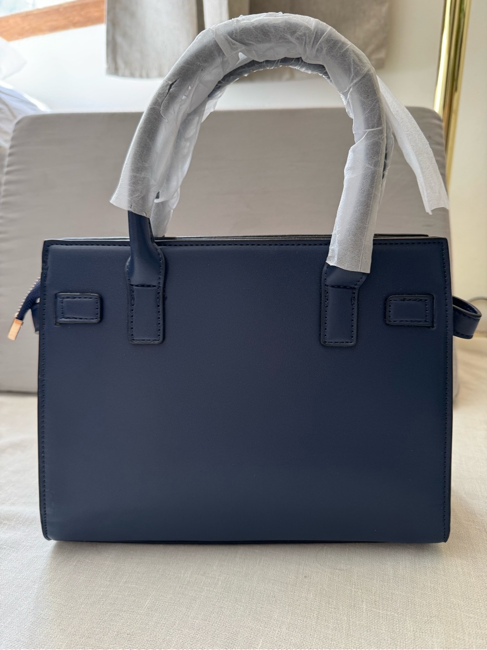 Love luxury style handbag blue crocodile leather - BRAND NEW with shoulder strap - Picture 6 of 10
